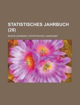 Book cover for Statistisches Jahrbuch (28)
