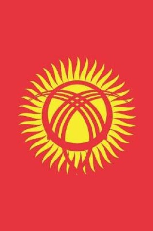 Cover of Kyrgyzstan Flag Notebook - Kyrgyzstani Flag Book - Kyrgyzstan Travel Journal