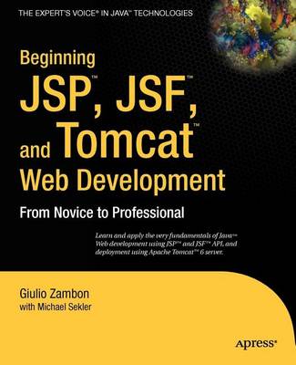 Cover of Beginning JSP, Jsf and Tomcat Web Development: From Novice to Professional
