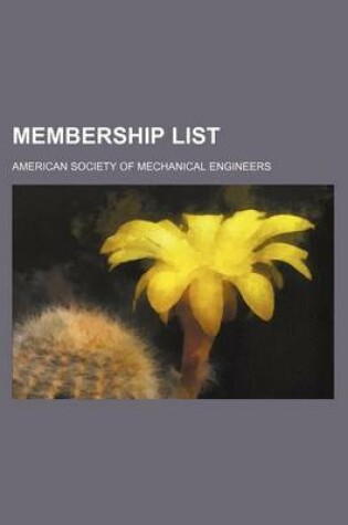 Cover of Membership List