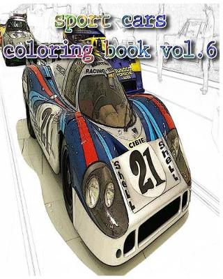 Book cover for Sport Cars Coloring book Vol.6