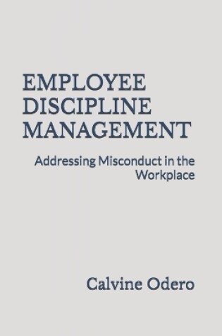 Cover of Employee Discipline Management