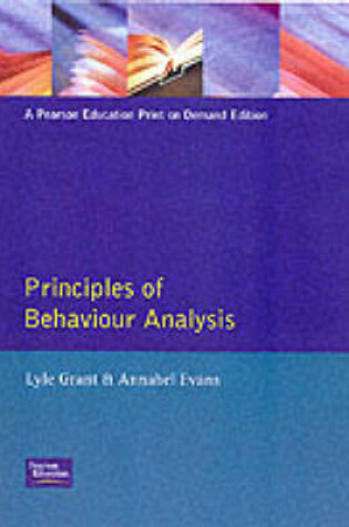 Cover of Principles of Behavior Analysis