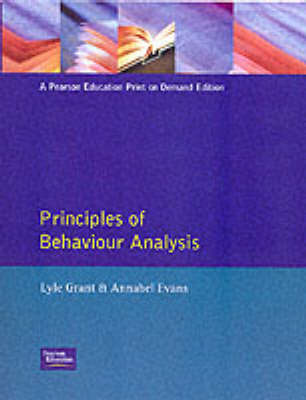 Book cover for Principles of Behavior Analysis