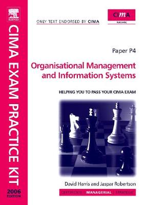 Cover of CIMA Exam Practice Kit Organisational Management and Information Systems