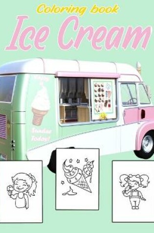 Cover of Ice Cream Coloring Book