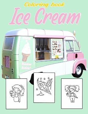 Cover of Ice Cream Coloring Book