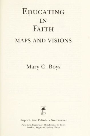 Cover of Educating in Faith