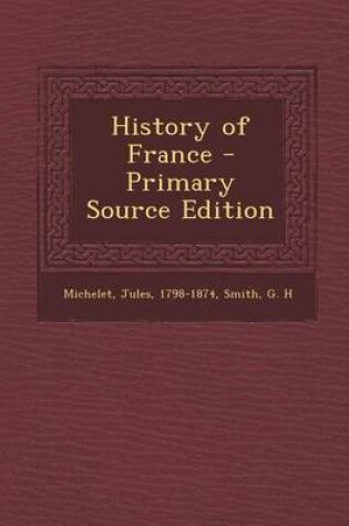 Cover of History of France