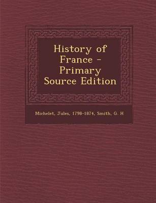 Book cover for History of France