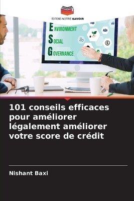 Book cover for 101 conseils efficaces pour améliorer légalement améliorer votre score de crédit