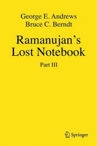 Cover of Ramanujan's Lost Notebook