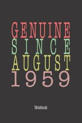 Cover of Genuine Since August 1959