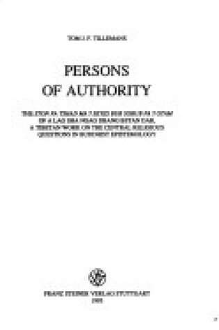 Cover of Persons of Authority