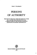 Book cover for Persons of Authority