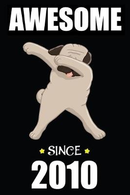 Book cover for 9th Birthday Dabbing Pug