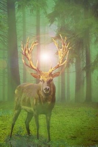 Cover of Deer in the Emerald Green Forest Journal