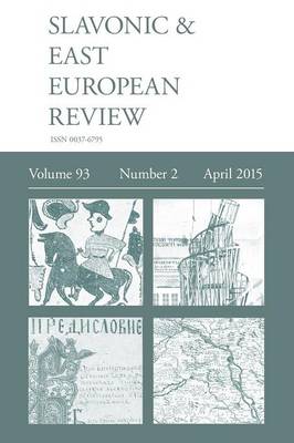 Book cover for Slavonic & East European Review (93