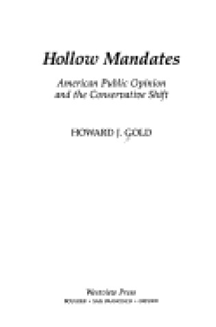 Cover of Hollow Mandates