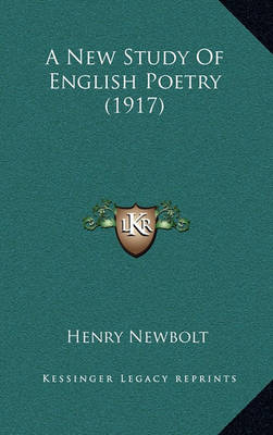 Book cover for A New Study of English Poetry (1917)