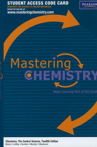 Cover of Mastering Chemistry -- Standalone Access Card -- for Chemistry