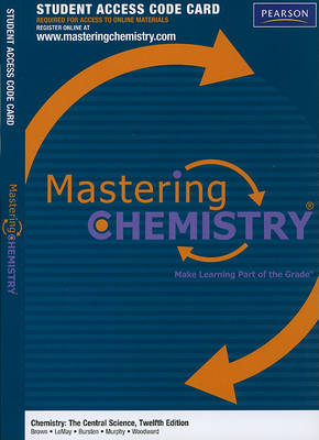 Book cover for Mastering Chemistry -- Standalone Access Card -- for Chemistry