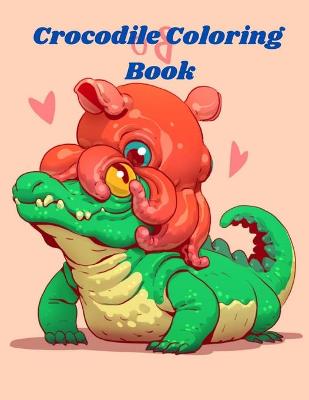 Book cover for Crocodile Coloring Book