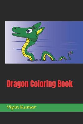 Book cover for Dragon Coloring Book