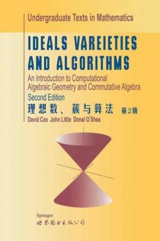 Cover of Ideals, Varieties, and Algorithms