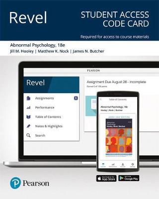 Book cover for Revel for Abnormal Psychology -- Access Card