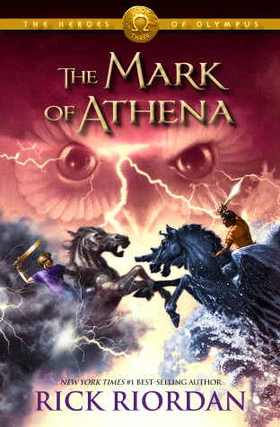 Book cover for Heroes of Olympus, The, Book Three: The Mark of Athena-Heroes of Olympus, The, Book Three