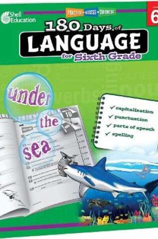 Cover of 180 Days of Language for Sixth Grade