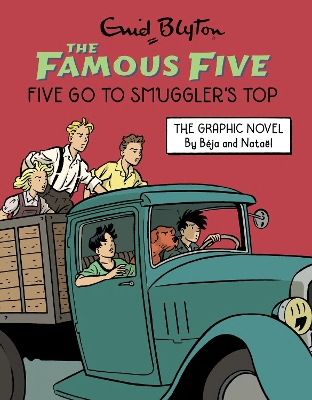 Cover of Famous Five Graphic Novel: Five Go to Smuggler's Top