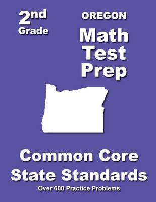 Book cover for Oregon 2nd Grade Math Test Prep