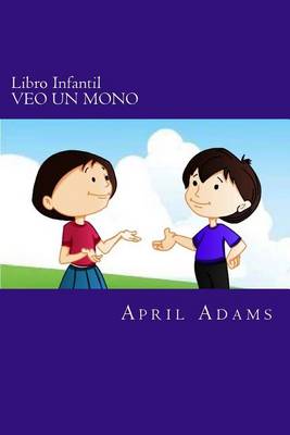 Book cover for Libro Infantil - VEO UN MONO