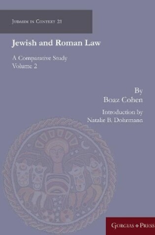 Cover of Jewish and Roman Law (vol 2)