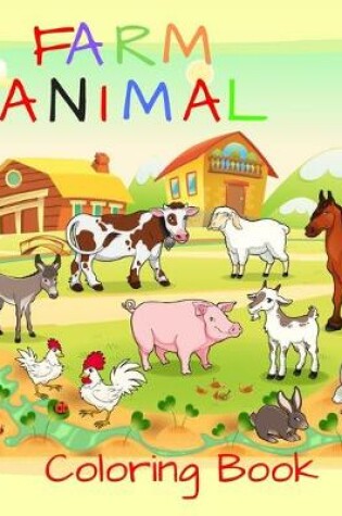 Cover of Farm Animal Coloring Book