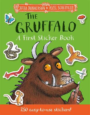 Book cover for The Gruffalo: A First Sticker Book