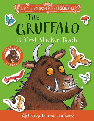 Book cover for The Gruffalo: A First Sticker Book