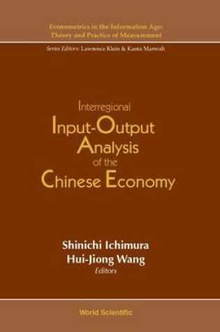 Cover of Interregional Input-Output Analysis of the Chinese Economy