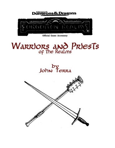 Book cover for Warriors and Priests of the Realms