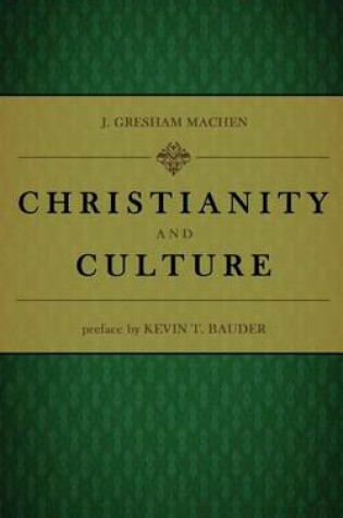 Cover of Christianity and Culture