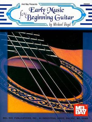 Book cover for Early Music For Beginning Guitar