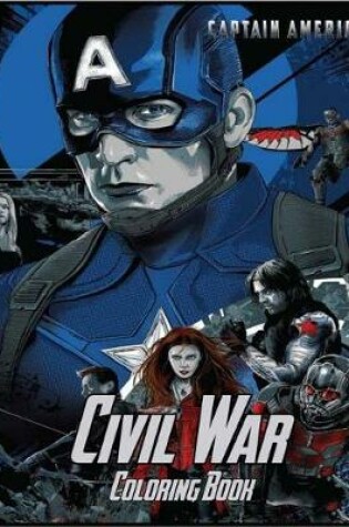 Cover of Captain America Civil War Coloring Book