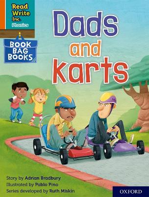 Book cover for Read Write Inc. Phonics: Dads and karts (Orange Set 4 Book Bag Book 7)