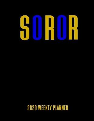Book cover for Soror 2020 Weekly Planner