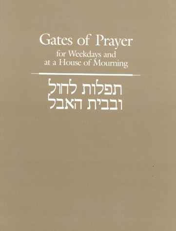 Book cover for Gates of Prayer for Weekdays and at a House of Mourning
