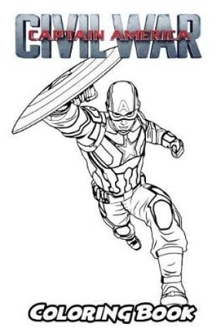 Cover of Captain America Civil War Coloring Book