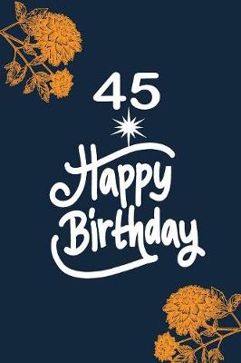 Book cover for 45 happy birthday