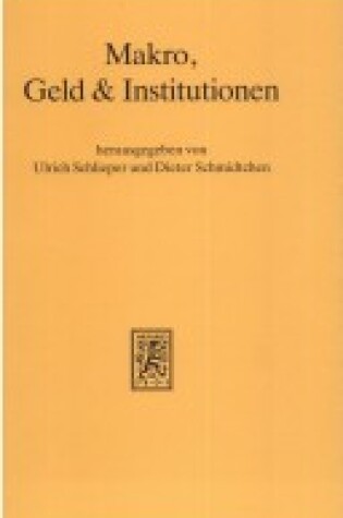 Cover of Makro, Geld & Institutionen